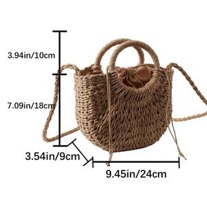 RITA WEAVED CHAIN HANDBAG 